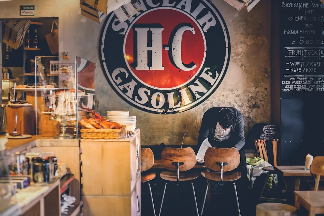 Café im Hinterhof